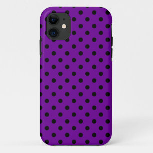 Purple n Black Dots iPhone 5 Case-Mate 11 Case