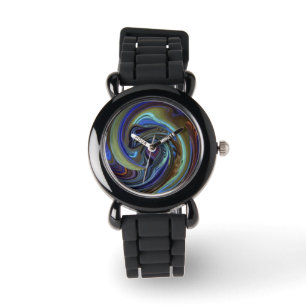 Purple N Gold Abstract Dream Catcher Watches