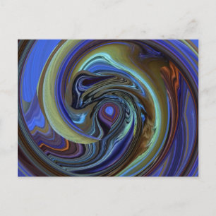 Purple N Gold Dream Catcher PostCard