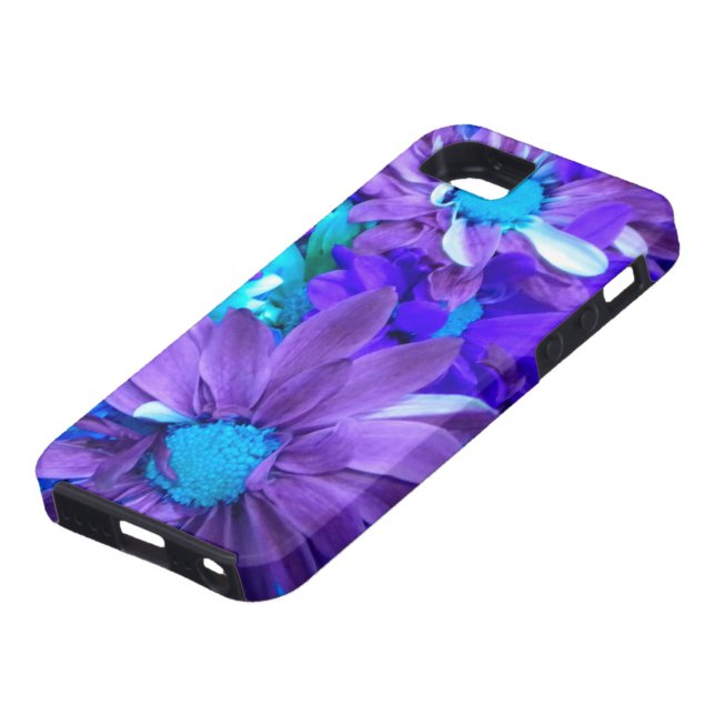 Purple N Turquoise Bouquet iPhone 5 Case (Bottom)