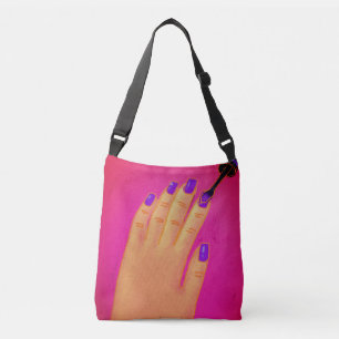 Purple Nails Nail Tech Tote Bag