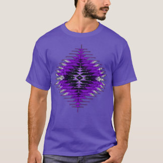 Purple Native American SouthwestStyle Sunburst  T-Shirt