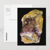 Purple Natural Amethyst Crystals Mineral Photo