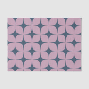 Purple Navy Blue Mid Century Modern Elegant Boho Tissue Paper