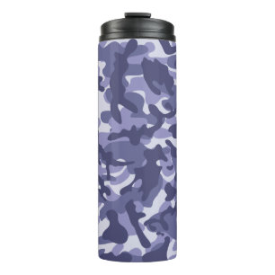 Purple Navy Camouflage   Thermal Tumbler