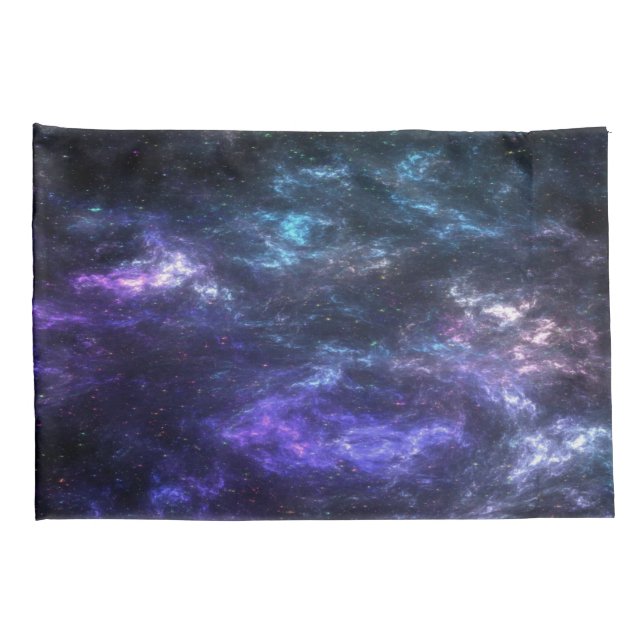 Purple Nebula Galaxy Pillow Cases (Back-Right)