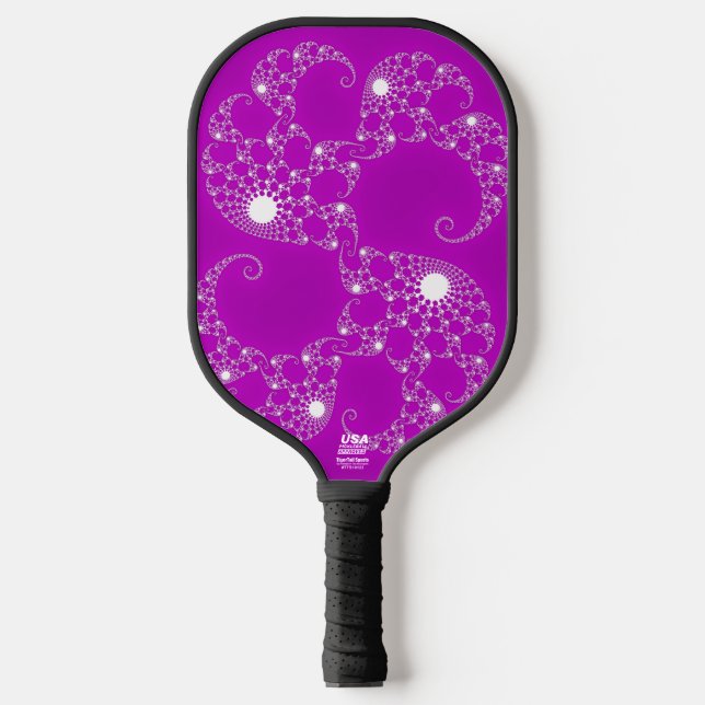 Purple Nebula - USA Pickle Ball approved paddle (Front)