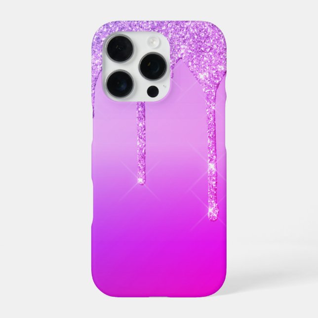 Purple Neon iPhone Case (Back)