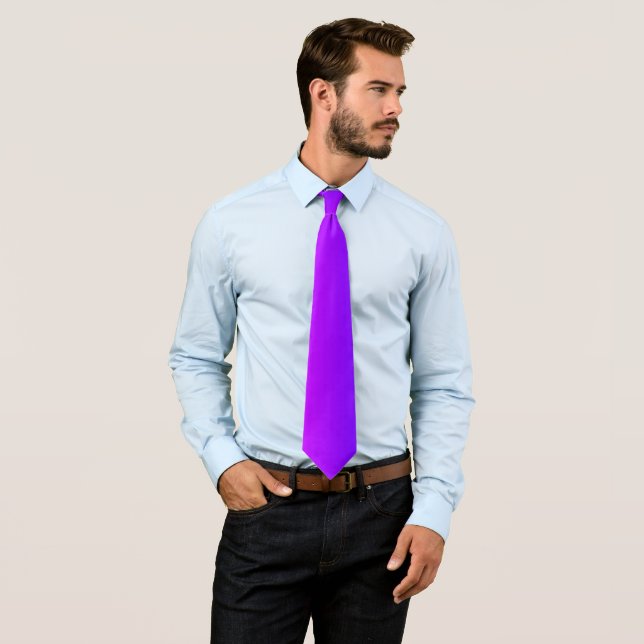 Purple Neon Neck Tie (In Situ)