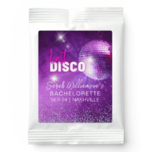 Purple Neon Pink Last Disco Bachelorette Party