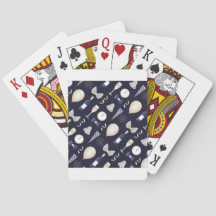purple new years day playing cards