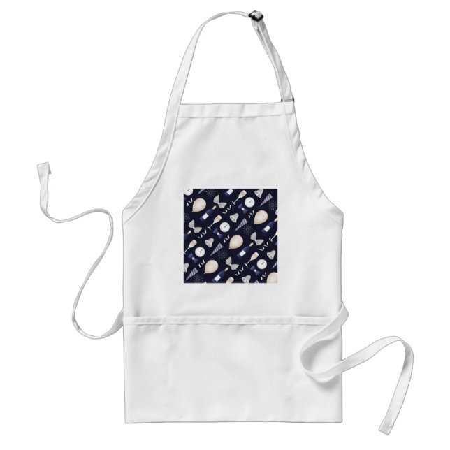 purple new years day standard apron (Front)
