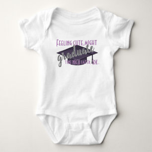 Purple "NICU Graduate" onsie Baby Bodysuit