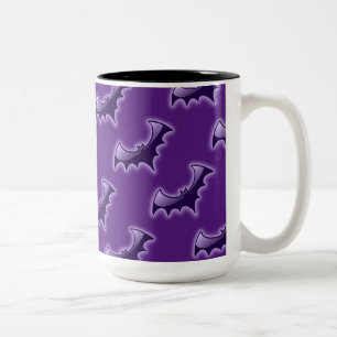 Purple Night Wing Bats Mug
