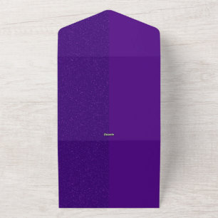 Purple Noise All-In-One Wedding Invite – Customise
