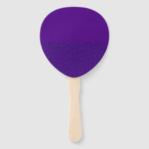 Purple Noise-Effect Teardrop Paddle Fan (Custom)