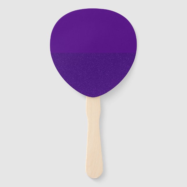 Purple Noise-Effect Teardrop Paddle Fan (Custom) (Front)