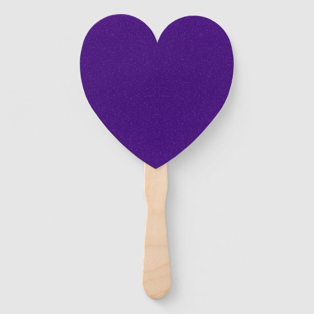 Purple Noise Heart Paddle Fan Set – Customisable (Front)