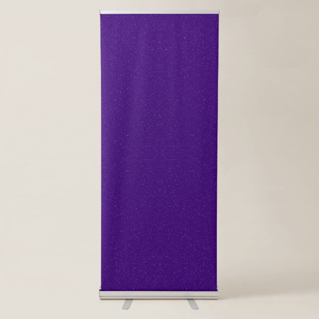 Purple Noise Vertical Retractable Banner (Custom) (Front)