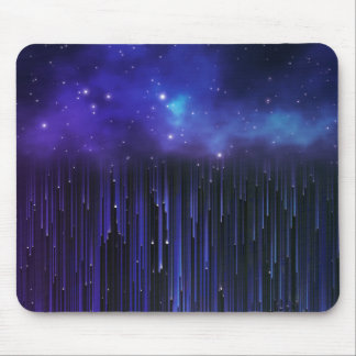 Purple Northern Lights Galaxy Mouse Mat