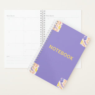 Purple Notebook Planner