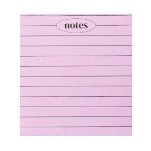 Purple Notes Sleek & Modern Stationery