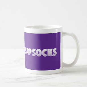 Purple Nylonsandsocks logo Coffee Mug