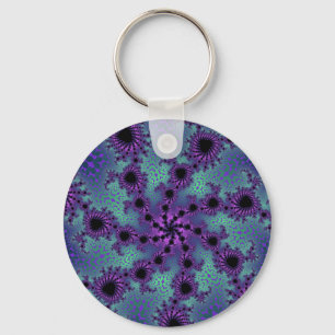 Purple Obliteration Key Ring