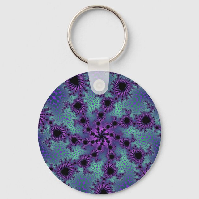 Purple Obliteration Key Ring (Front)