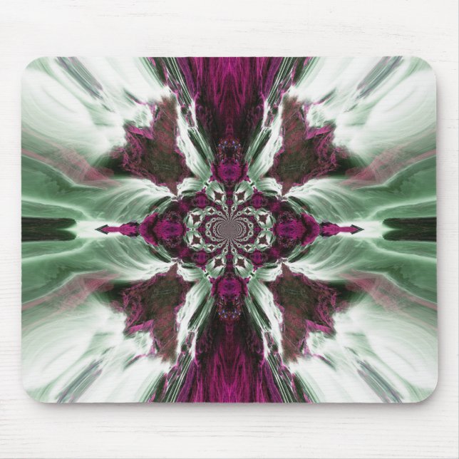 Purple Ocean Cascade Mousepad (Front)