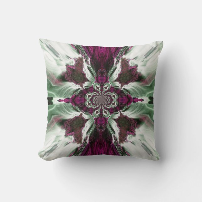 Purple Ocean Cascade Pillow (Front)