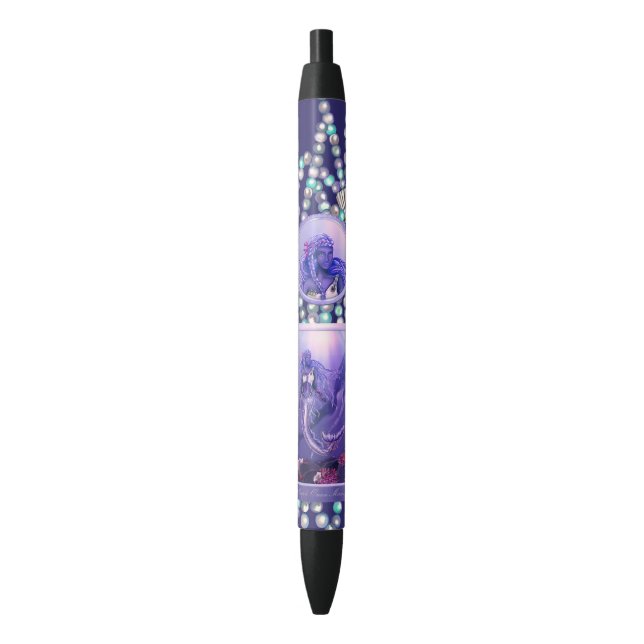 Purple Ocean Mermaid Pen (Front Vertical)