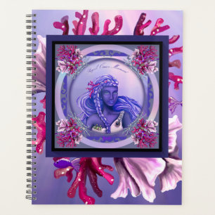 Purple Ocean Mermaid Planner
