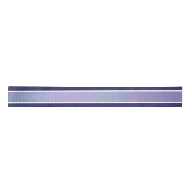 Purple Ocean Mermaid Satin Ribbon (Front)