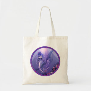 Purple Ocean Mermaid Tote Bag