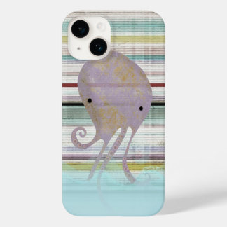 Purple Octopus colourful fantasy waves swimming Case-Mate iPhone 14 Case