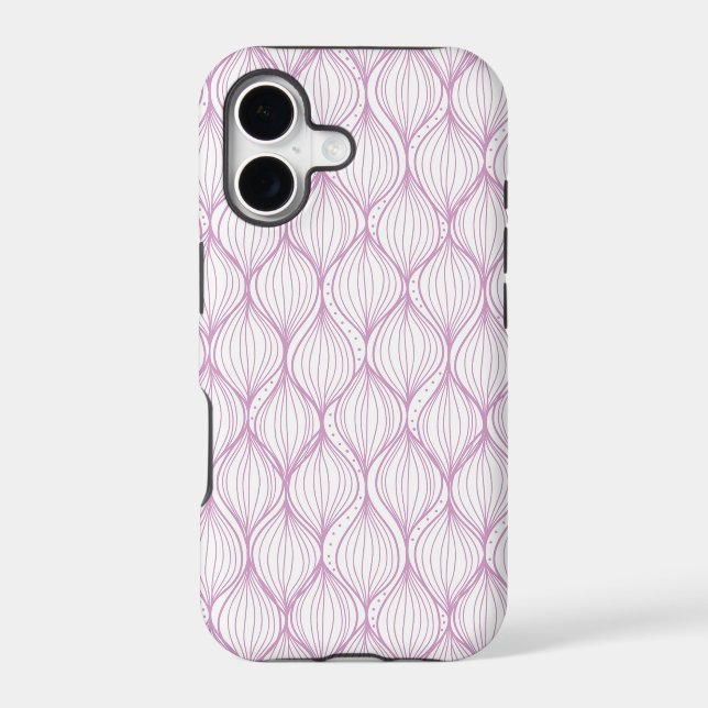 Purple ogee stripes pattern background (Back)