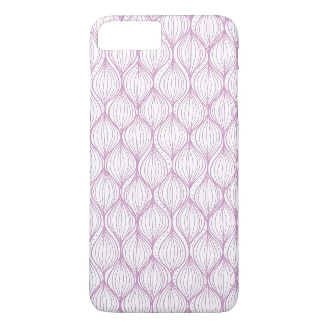 Purple ogee stripes pattern background Case-Mate iPhone case (Back)