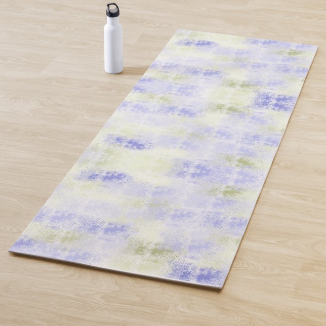 Purple Olive Abstract Yoga Mat (In Situ)