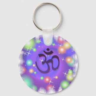 purple om key ring