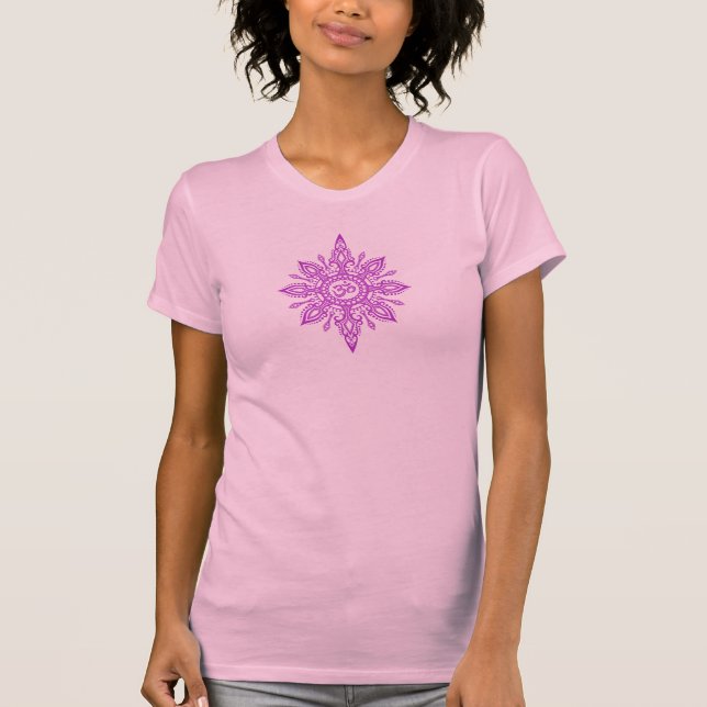 Purple Om Star T-Shirt (Front)