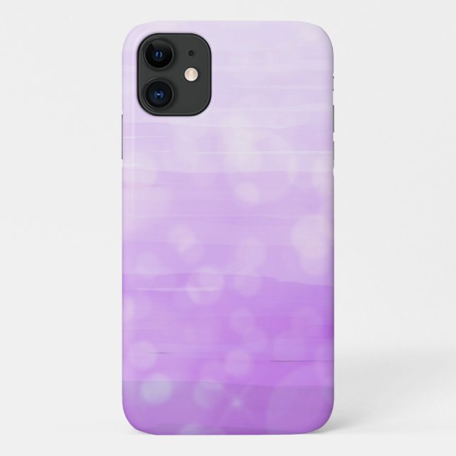 Purple Ombre Bokeh faded Pretty Feminine Case-Mate iPhone Case (Back)