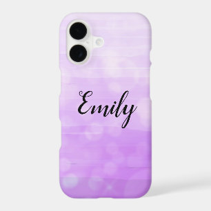 Purple Ombre Bokeh faded Pretty Name