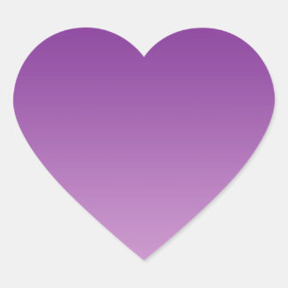 Purple Ombre Heart Sticker