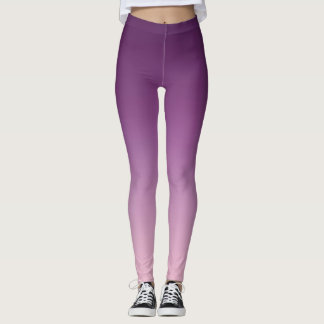 Purple Ombré  Leggings