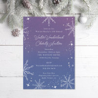 Purple Ombre Snowflake Special Event