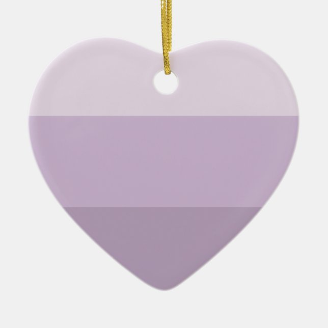 Purple Ombre Striped Ceramic Tree Decoration (Front)