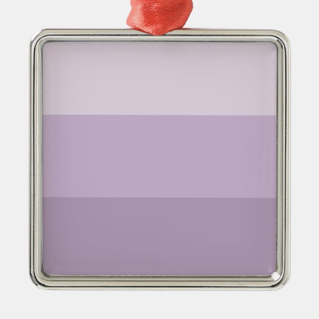 Purple Ombre Striped Metal Tree Decoration (Front)