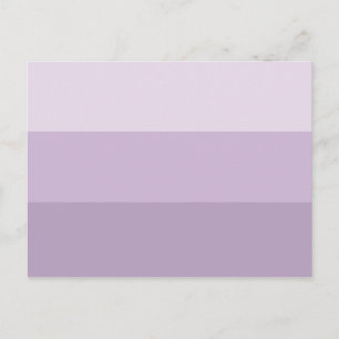 Purple Ombre Striped Postcard