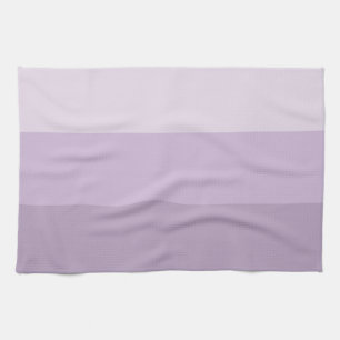 Purple Ombre Striped Tea Towel